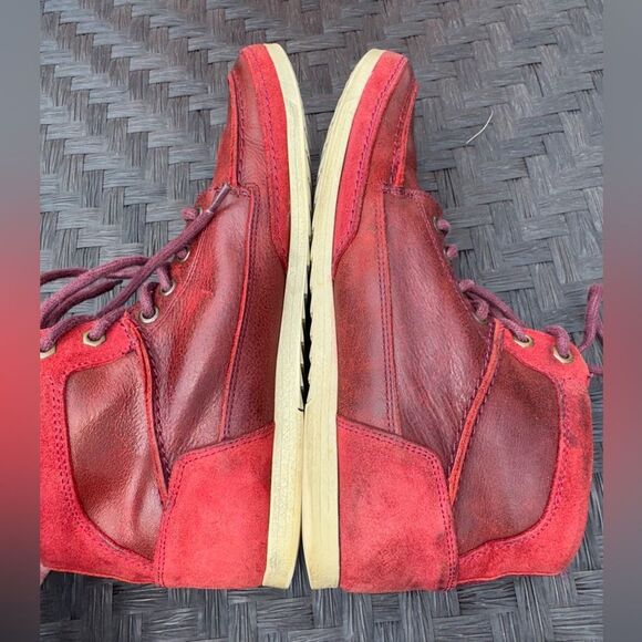 Steve Madden “Khalil” Red Leather Boots – Men’s 7 / EU 40 – Made in Portugal - Picture 3 of 12